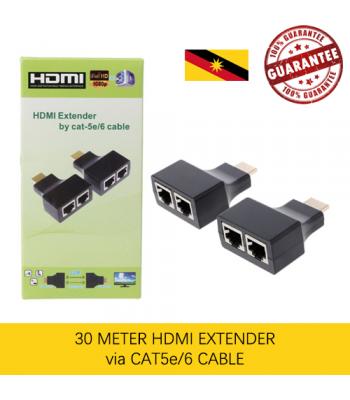30 METER HDMI EXTENDER via CAT5e/6 CABLE